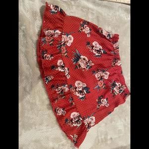 Everly Red Skirt
